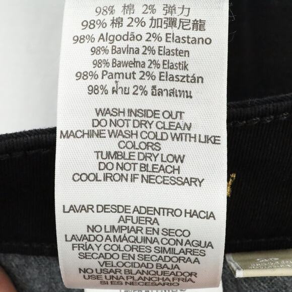 Michael Kors Jeans Petites 2P Black Izzy Skinny Stretch Denim Zip Pockets - Picture 14 of 16